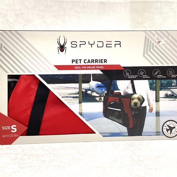 SPYDER Pet Carrier.  Small (20 lb.)  NIB,  Red - Picture 1 of 2